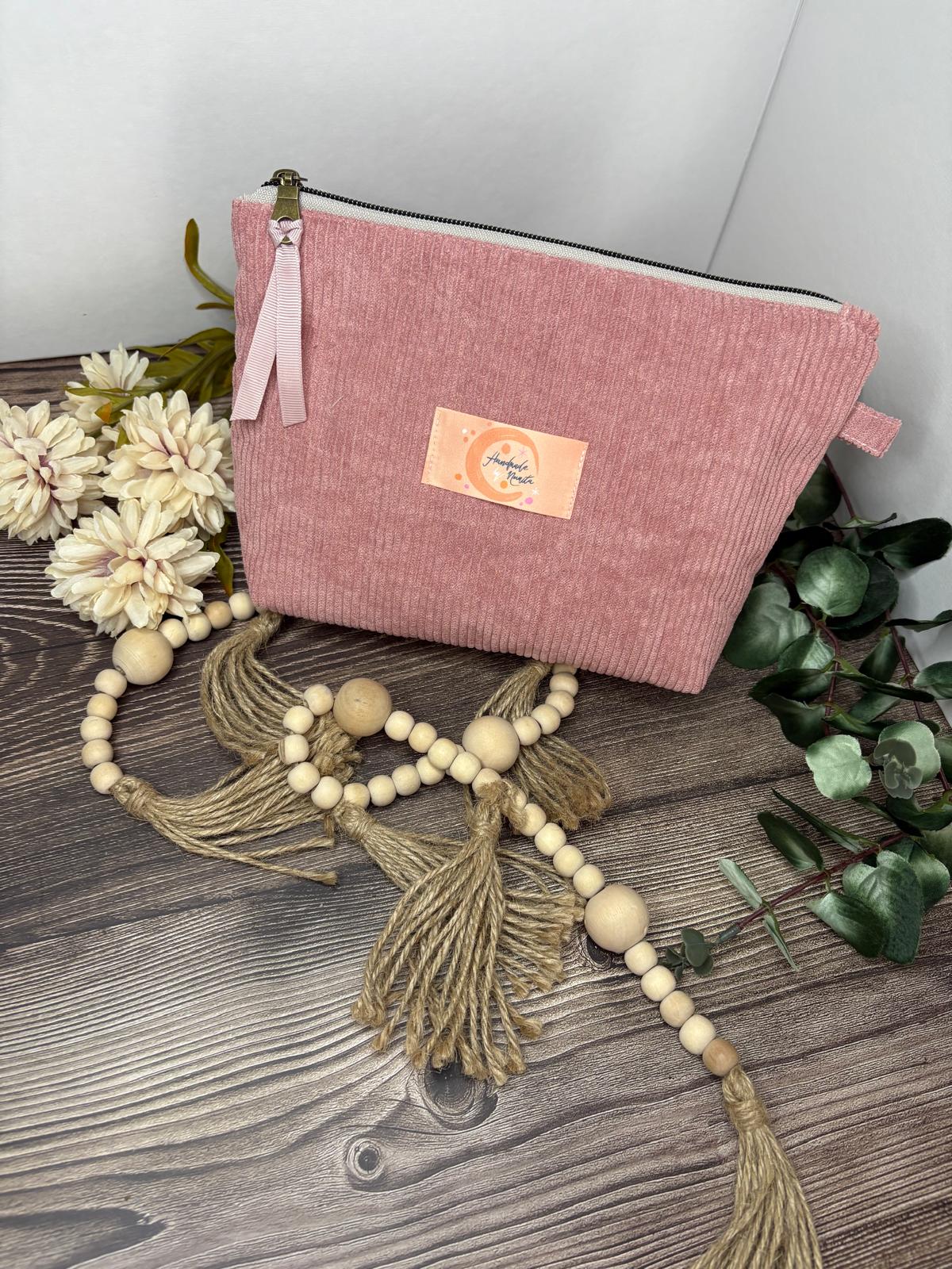 Medium Corduroy Make-Up Bag